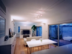 藤垂園の家/白い空間と光のコントラスト