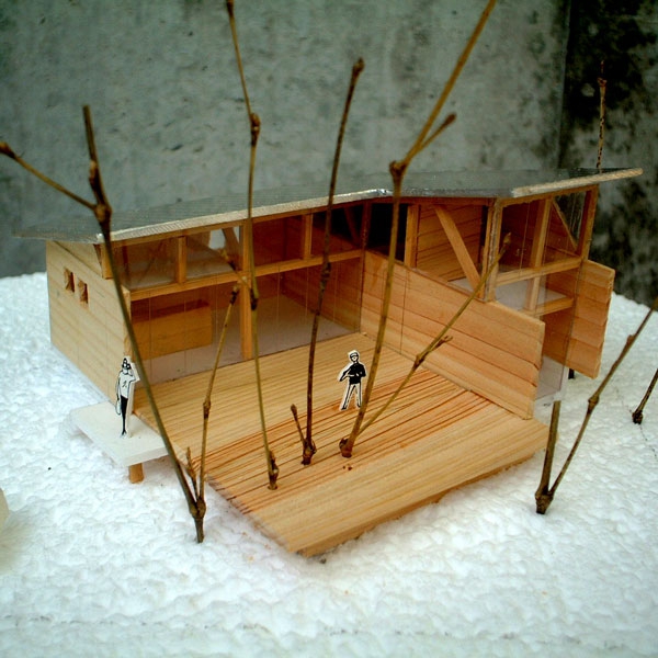 吉和山荘の模型